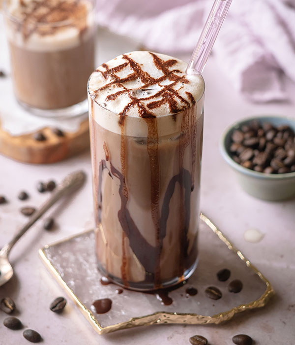 Mocha Iced Coffee with Vanilla Cold Foam