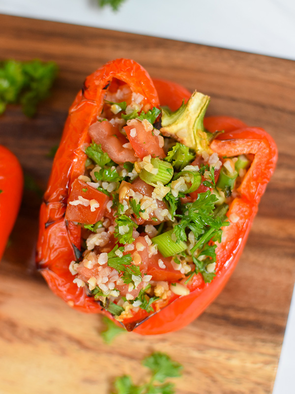 Tabbouleh Stuffed Peppers