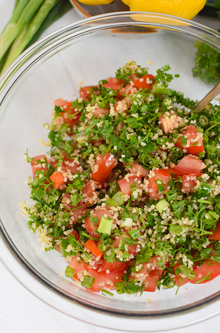 Tabbouleh stuffed peppers 