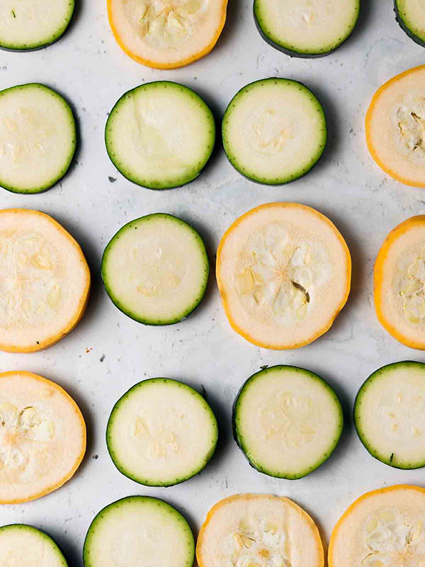 Sliced Summer Squash