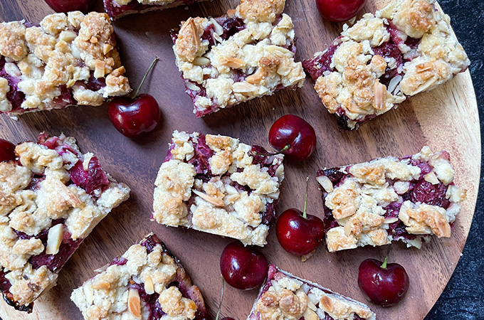 Cherry Almond Bars