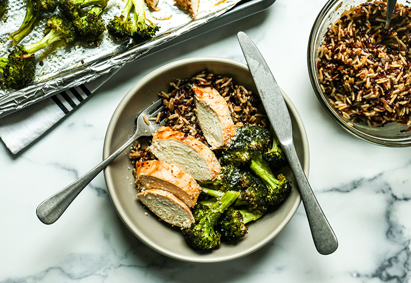 Sundried Tomato Chicken and Broccoli Rice Bowls