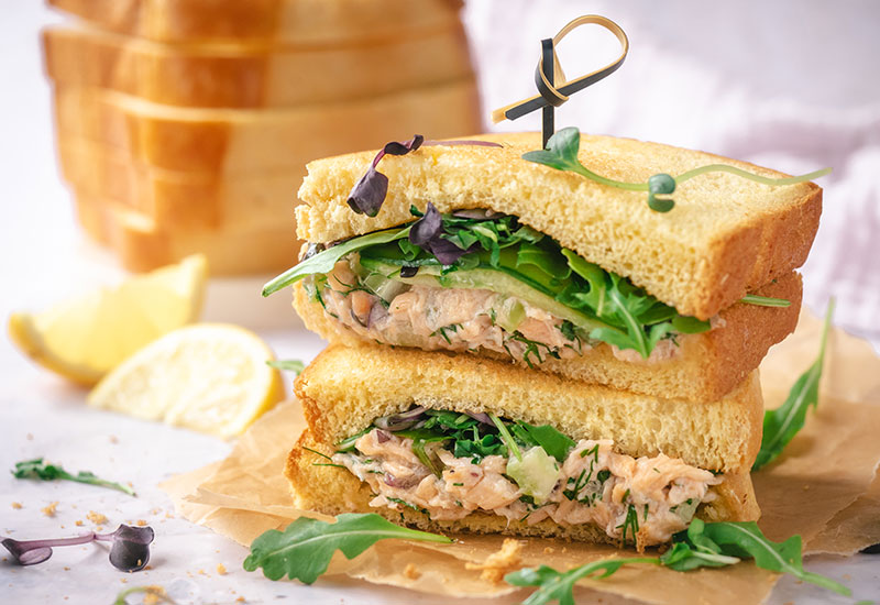 Salmon Salad Sandwich