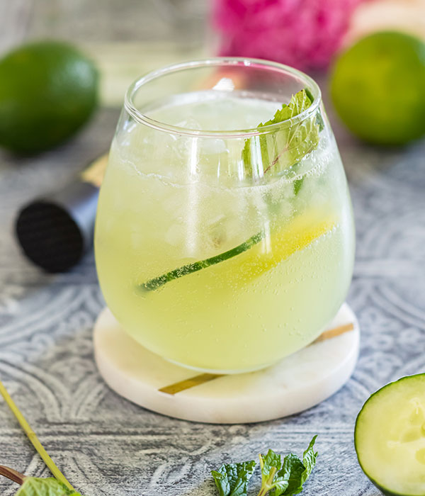 Cucumber Gin Fizz