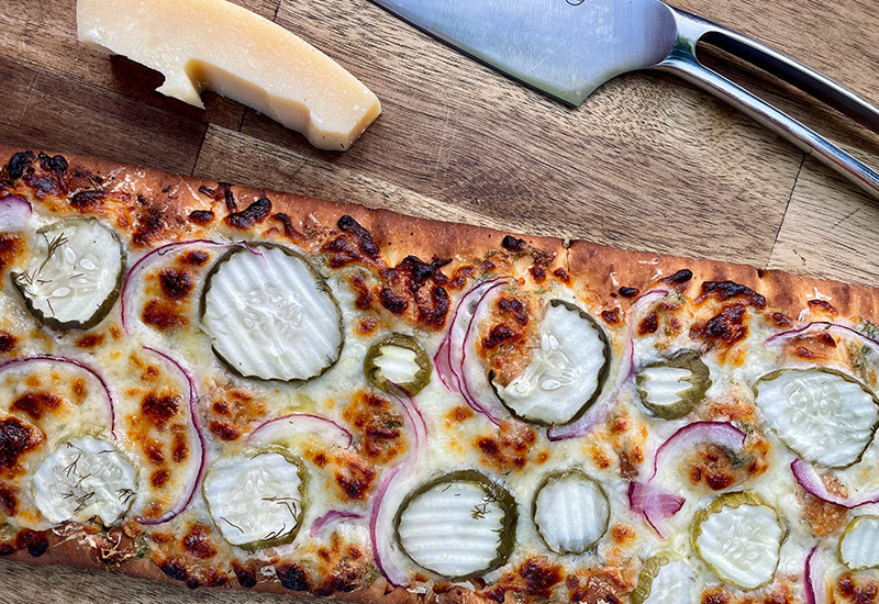 Dill Pickle Flatbread