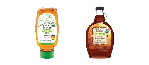 Heinen's Organic Raw Honey and Organic Pure Maple Syrup