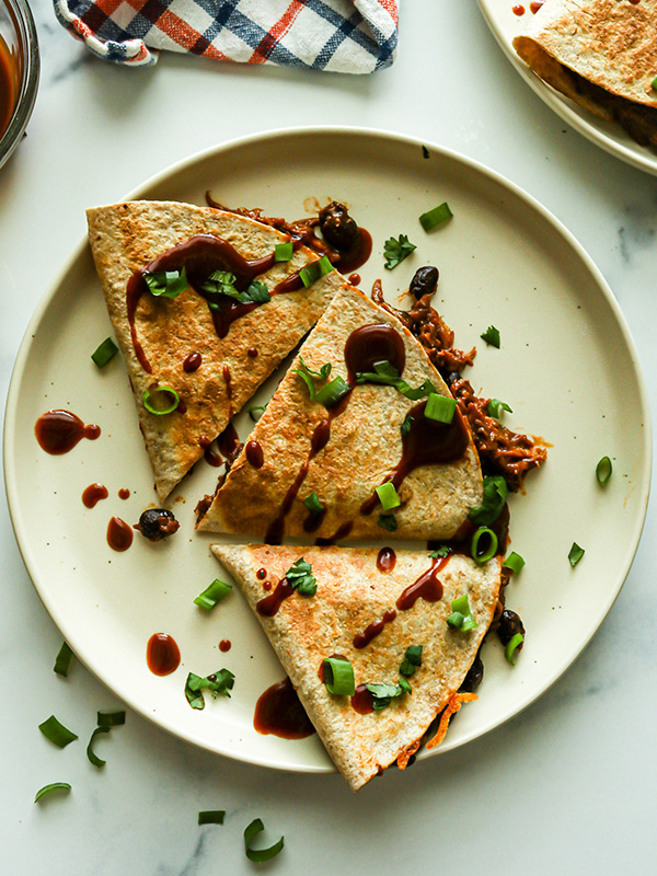 BBQ Pulled Pork Quesadillas 