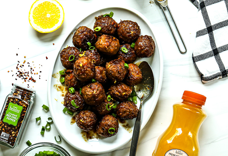 Orange Glazed Meatballs