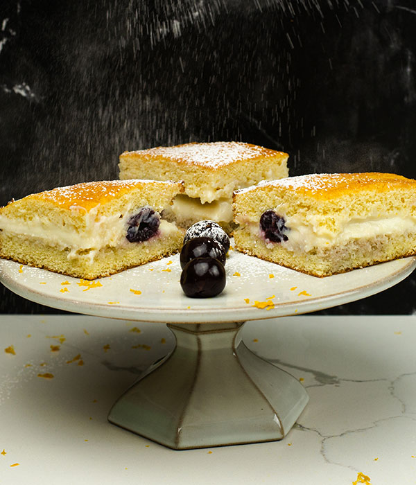 Brandied Cherry Cassata Cake