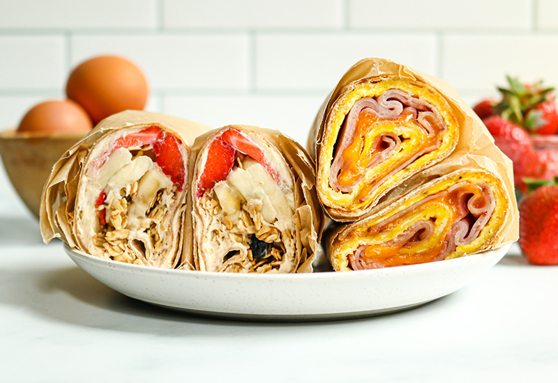 Breakfast Wraps 2 Ways