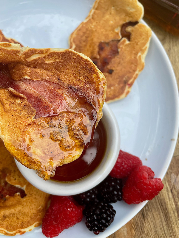 Funfetti Bacon Pancake Dippers