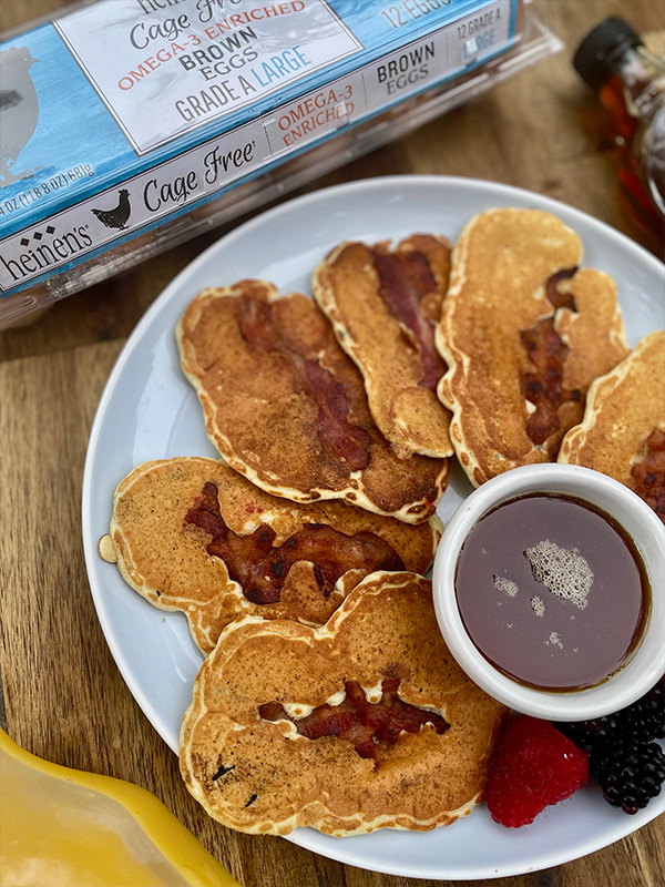 Funfetti Bacon Pancake Dippers