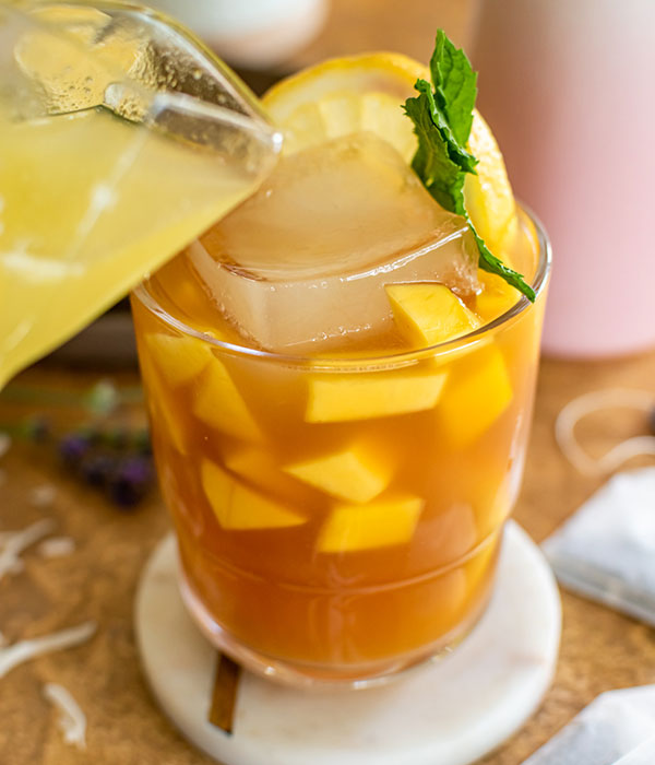 Iced Mango Coconut Black Chai Tea