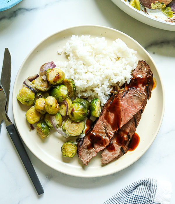 Teriyaki Flank Steak Dinner