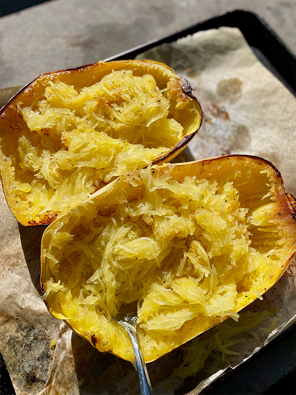 Spaghetti Squash Lo Mein