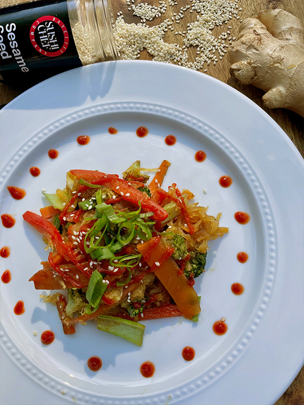 Spaghetti Squash Lo Mein