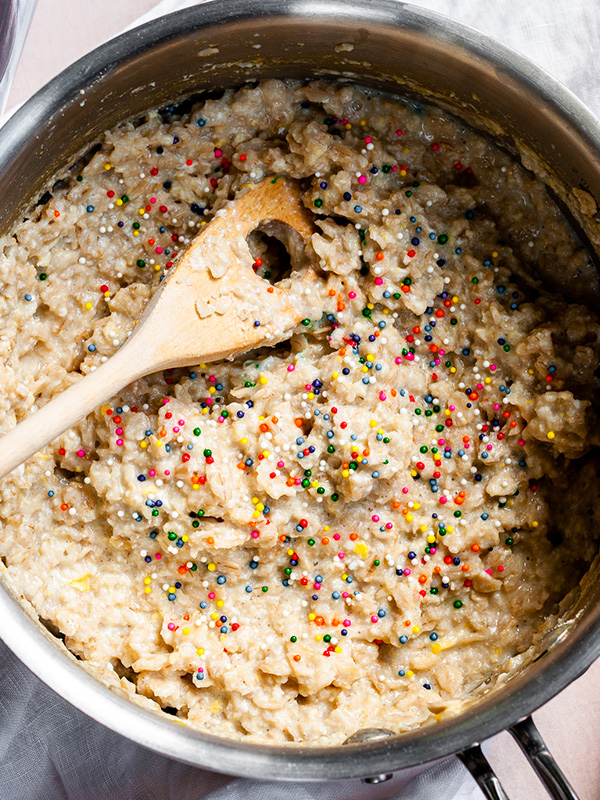 Vanilla Protein Cake Batter Oatmeal