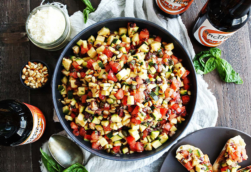 Fresh Zucchini Caponata