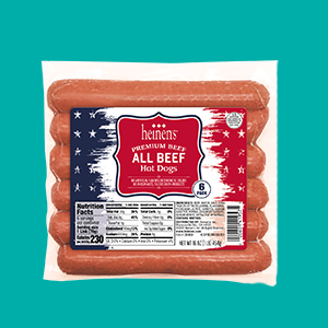 Heinen's All Beef Hot Dogs