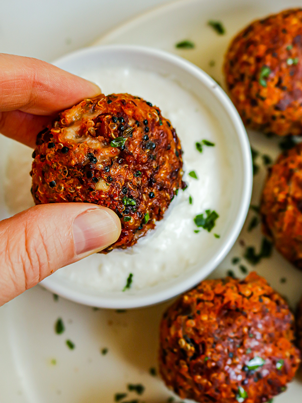 Quinoa Pizza Bites