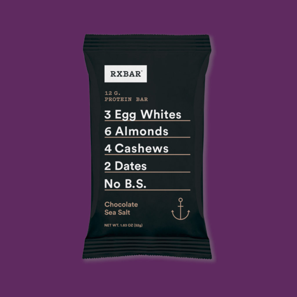 Chocolate sea salt RxBar.