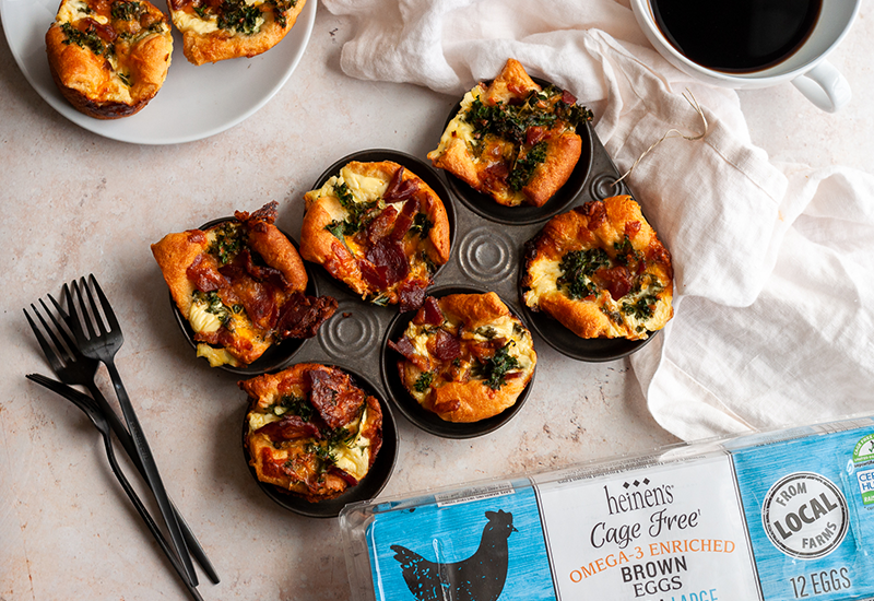 Bacon Quiche Breakfast Cups