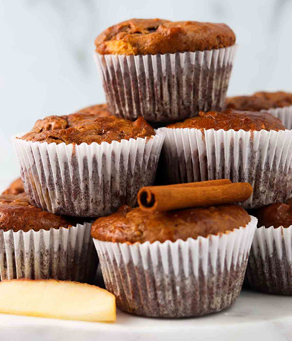 Flourless Apple Muffins