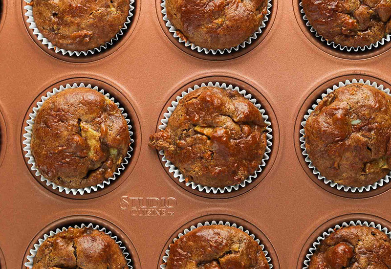 Flourless Apple Muffins