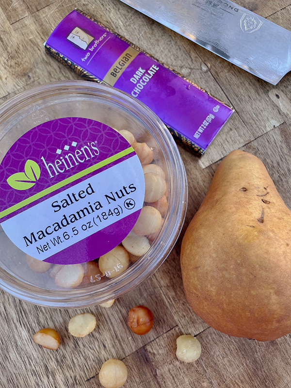 Baked Pear Chocolate & Nut Oatmeal