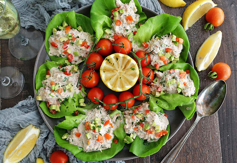 Crab Louie Lettuce Cups