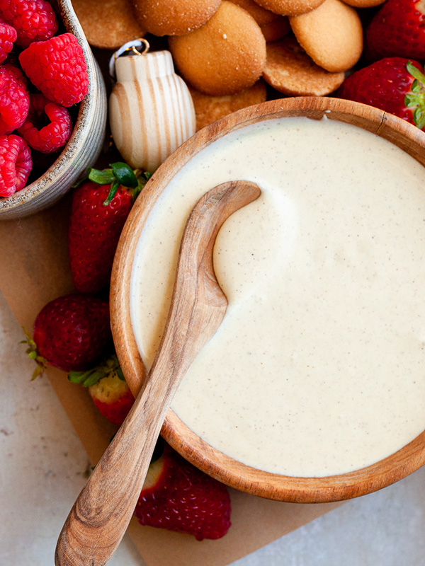 Festive Eggnog Dip Board