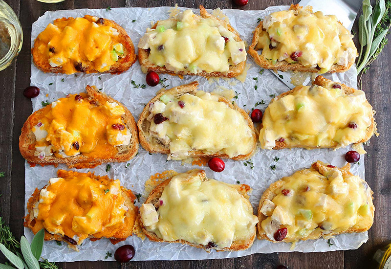 Open-Faced Turkey Salad Melts