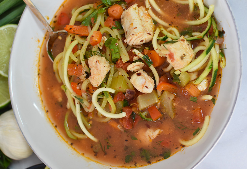 Greek Halibut Soup