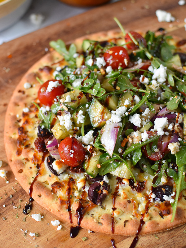 Greek Salad Pizza