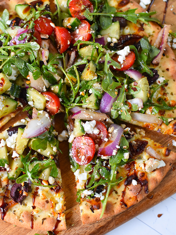 Greek Salad Pizza