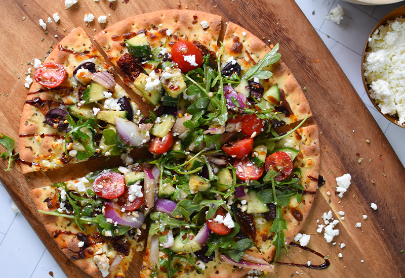 Greek Salad Pizza