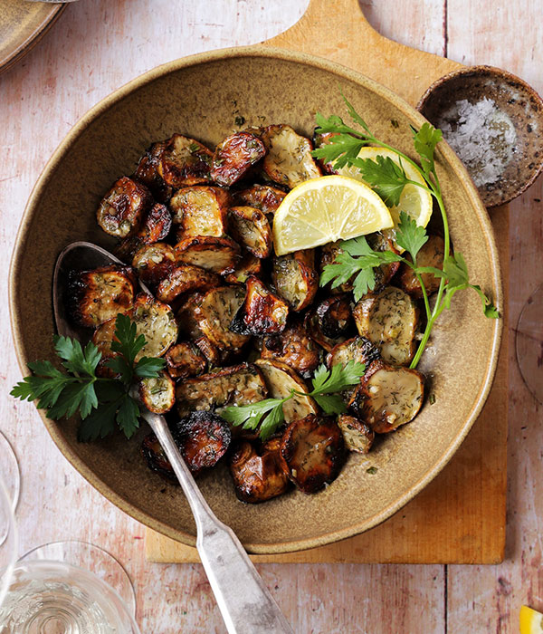 Vegan and Paleo Sunchoke Salad