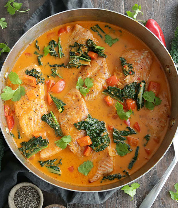 Coconut Curry Salmon