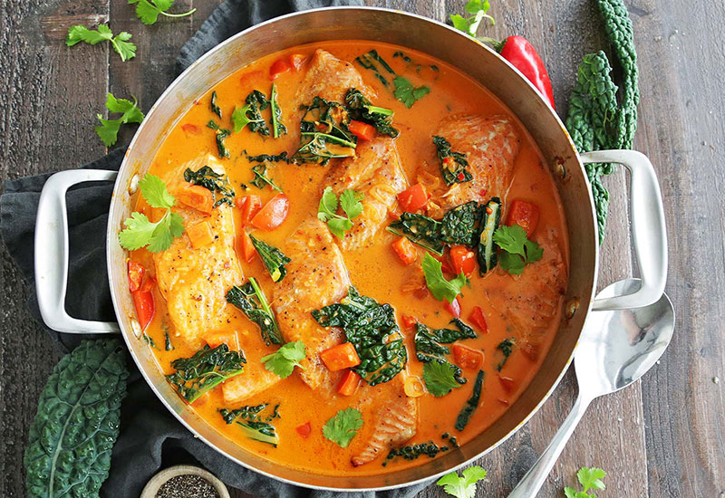 Coconut Curry Salmon