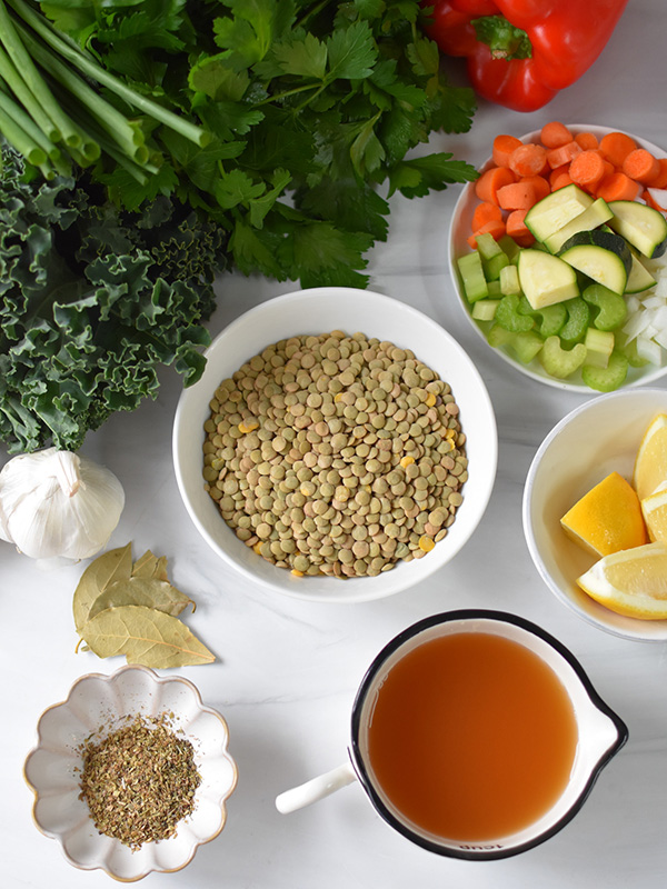 Italian Style Lentil Soup 