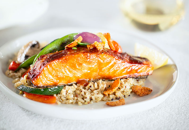 What’s For Dinner? Maple Bourbon Glazed Salmon