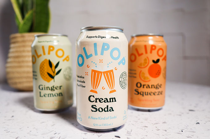 OLIPOP Prebiotic Sodas