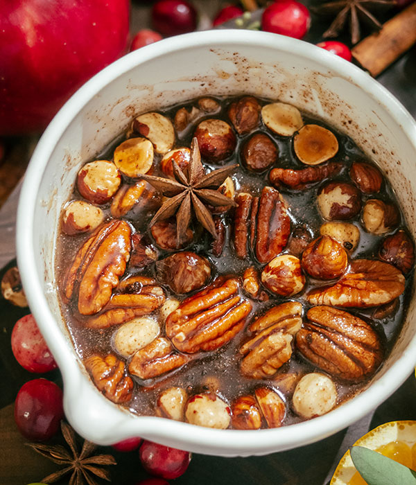 Spiced Hot Fruit Bake