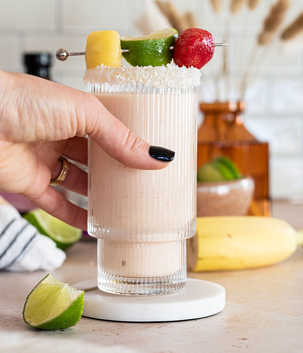 Strawberry Kombucha Pina Colada