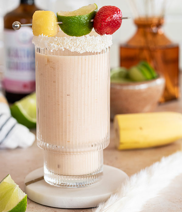 Strawberry Kombucha Pina Colada