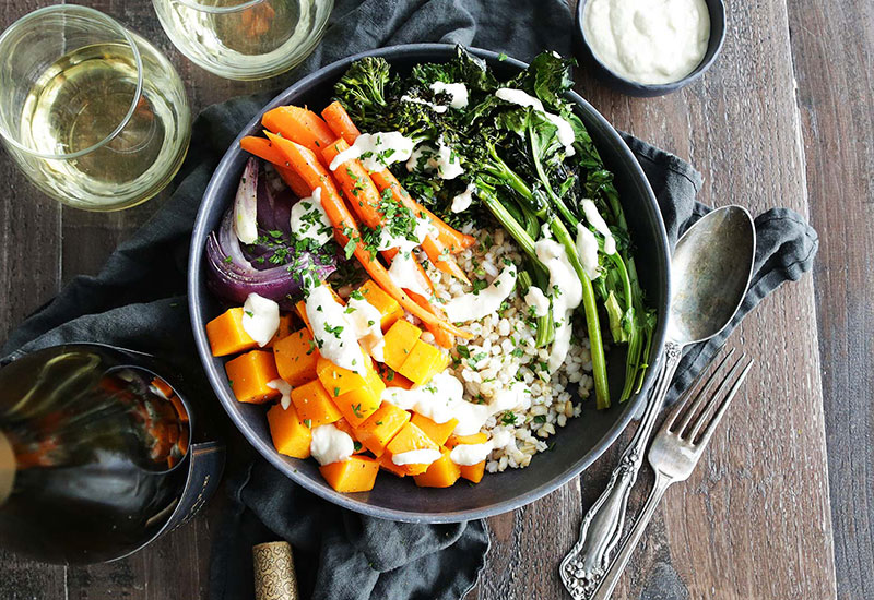 Veggie and Farro Bowl
