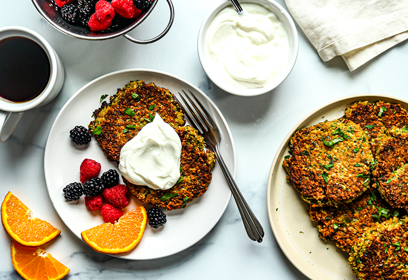 Spring Vegetable Breakfast Fritters