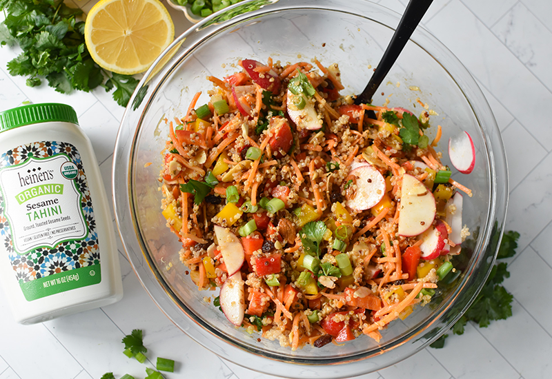 Curried Quinoa Salad with Radishes