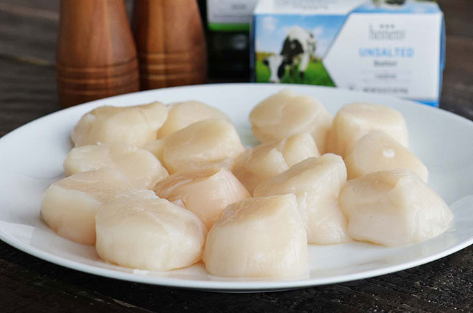 Fresh Raw Scallops