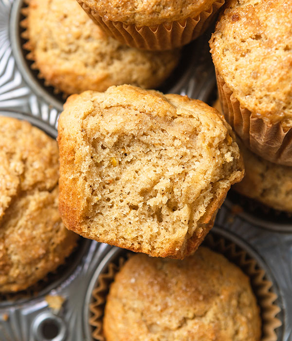 Vanilla Chai Grapefruit Ricotta Muffins